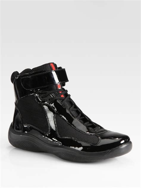 prada high top sneakers sale|Prada high top sneakers women's.